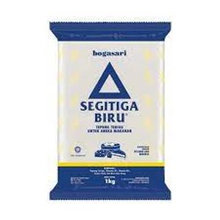 Segitiga Biru Transparan 1 Kg (Satuan)