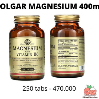 Solgar Magnesium 400mg - 250tabs