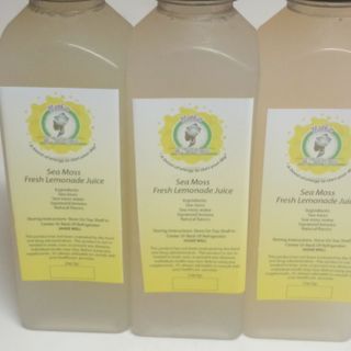 16oz Lemonade Infused Sea Moss Juice