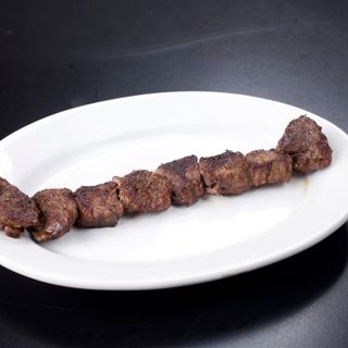 Kibda ( grilled Beef liver)