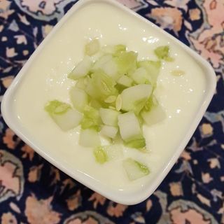 Yogurt with cucumber