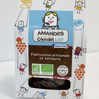 Amandes au chocolat au lait BIO