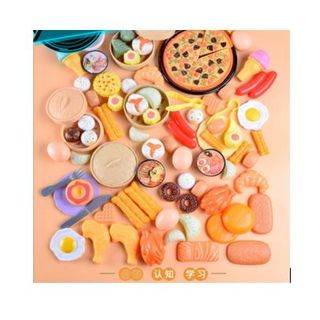 84pcs Western + Chinese Buffet Pretend Foods Set