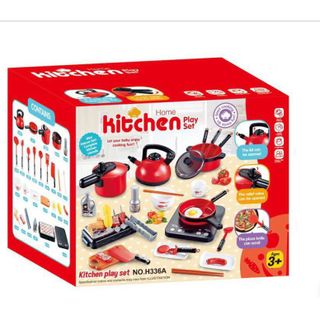 36pcs Kitchen Cooking Set - RED