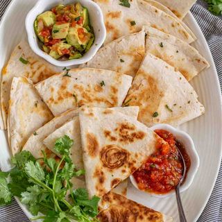 Cheese Quesadilla (Serves 2)