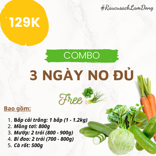 Combo 3 NGÀY NO ĐỦ