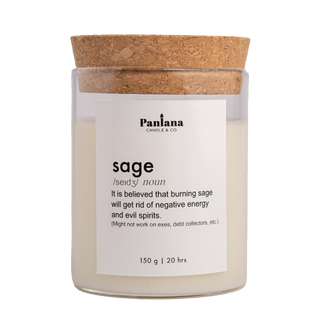 ທຽນຫອມກິ່ນເສຈ 150g Sage Scented Soy Wax Candle 