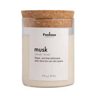 ທຽນຫອມກິ່ນມັສກ໌ 150g Musk Scented Soy Wax Candle