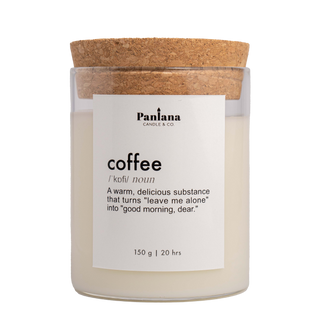 ທຽນຫອມກິ່ນກາເຟ 150g Coffee Scented Soy Wax Candle