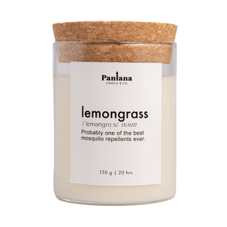 ທຽນຫອມກິ່ນຫົວສິງໄຄ 150g Lemongrass Scented Soy Wax Candle 