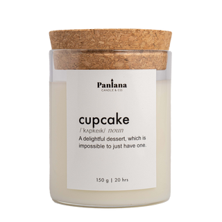 ທຽນຫອມກິ່ນຄັບເຄັກ 150g Cupcake Scented Soy Wax Candle 