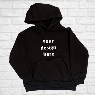 Adult Custom Black Hoodie 