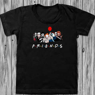 Kids Black T-Shirt Friends - Killers