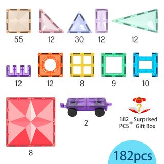 182 Pcs Deluxe Set with surprise gift box