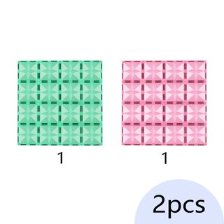 Super Base Plates - 2 Pcs Pastel Pink and Classic Green