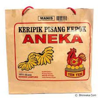 ANEKA Lampung Banana Chips Manis Original 225gr