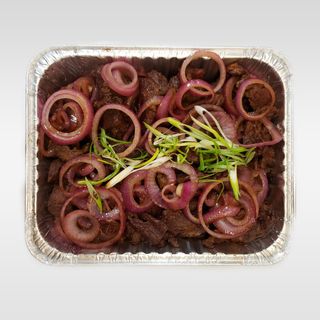 Bistek Tagalog Tray